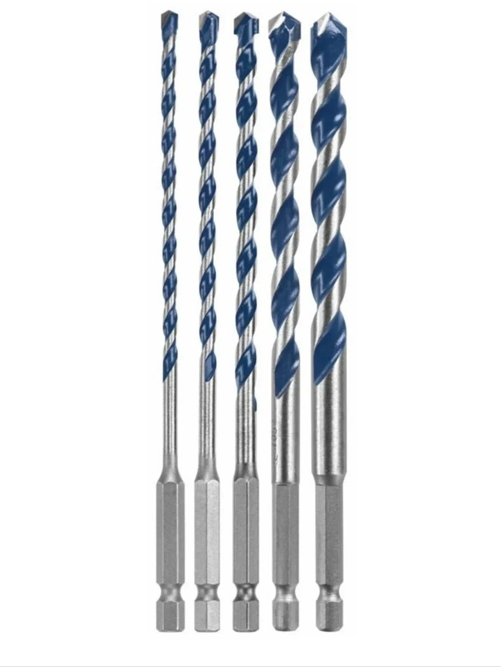BlueGranite Turbo Masonry Drill Bit Set - (5 Pc)